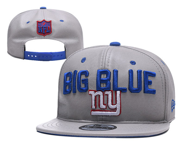 2018 New York Giants Draft Grey Snapbacks