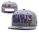2018 Minnesota Vikings Draft Grey Snapbacks