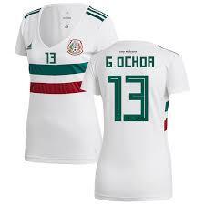 Mexico #13 G. Ochoa Women White 2018 World Cup Jersey