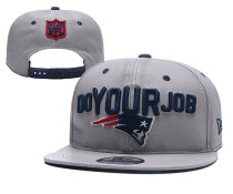 2018 New England Patriots Draft Grey Snapbacks