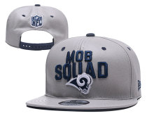 2018 Los Angeles Rams Draft Grey Snapbacks