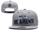 2018 Seattle Seahawks Draft Grey Snapbacks