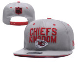 2018 Kansas City Chiefs Draft Grey Snapbacks