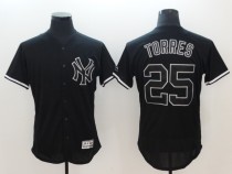 MLB New York Yankees #27 Stanton Black Elite Jersey