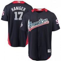 MLB Mariners 17 Mitch Haniger Navy 2018 All-Star Game American League Men Jersey