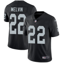 Men's Oakland Raiders #22 Rashaan Melvin Black Home NFL Nike Vapor Untouchable  Limited Jersey