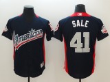 MLB Red Sox 41 Chris Sale Navy 2018 All-Star Game American League Men Jersey