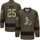 NHL Senators 25 Chris Neil Green Salute to Service Men Jersey