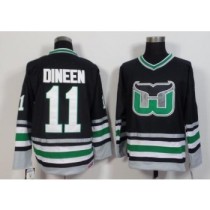 NHL Whalers 11 Kevin Dineen Black CCM Throwback Men Jersey