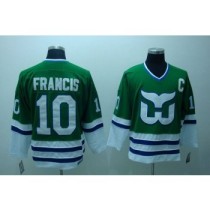 Green Ron Francis CCM Hartford Whalers #10 Jersey