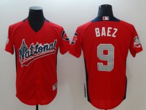 MLB Cubs 9 Javier Baez Red 2018 All-Star Game National League Men Jersey