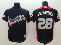 MLB Red Sox 28 J.D. Martinez Navy 2018 All-Star Game American League Men Jersey