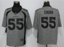 NEW Nike Denver Broncos 55 Chubb Gray 2017 Vapor Untouchable Men's Stitched Gridiron Gray Limited