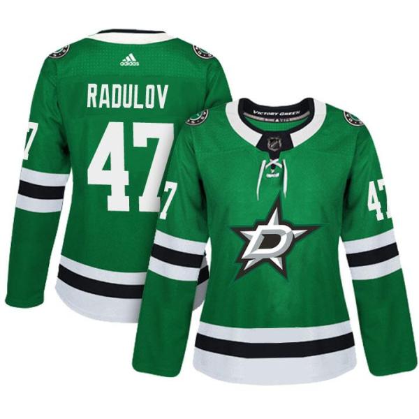 Women Dallas Stars #47 Alexander Radulov Green Home Jersey