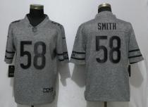 New Nike Chicago Bears 58 Smith Gray 2017 Vapor Untouchable Men's Stitched Gridiron Gray Limited