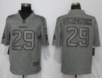 New Nike Miami Dolphins 29 Fitzpatrick Gray 2017 Vapor Untouchable Men's Stitched Gridiron Gray Limited