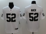 Mens NFL Oakland Raiders #52 Mack White Vapor Limited Jersey