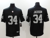 Men's Oakland Raiders #34 Bo Jackson Vapor Untouchable Black Limited Jersey