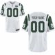 Men's Nike New York Jets Customized Elite White NFL Jersey