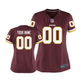 Womens Washington Redskins Nike Red Custom Game Jersey