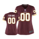 Womens Washington Redskins Nike Red Custom Game Jersey