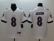 NFL Baltimore Ravens #8 Jackson White Vapor Untouchable Limited Jersey