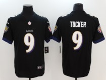 NFL Baltimore Ravens 9 Justin Tucker Black Vapor Untouchable Limited Jersey