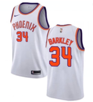 Phoneix Suns #34 Charles Barkley White Swingman jersey