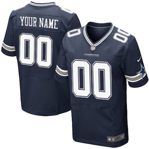 Dallas Cowboys Nike Men Custom Elite Team Color Jersey