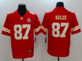 NFL Kansas City Chiefs #87 Kelce Red Vapor Untouchable Limited Jersey