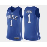 Duke Blue Devils #1 Kyrie Irving Blue Home College Basketball Jersey