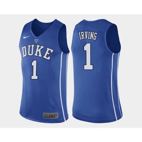 Duke Blue Devils #1 Kyrie Irving Blue Home College Basketball Jersey