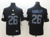 Nike 2018 New York Giants #26 Barkley Fashion Impact Black Color Rush Limited Jersey