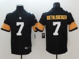 2018 Pittsburgh Steelers #7 Roethlisberger Vapor Untouchable Player Limited Black Jersey
