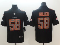 Nike 2018 Nike Denver Broncos #58 Miller Fashion Impact Black Color Rush Limited Jersey