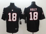 NFL Atlanta Falcons #18 Ridley Black Vapor Untouchable Color Rush Limited Player Jersey