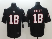 NFL Atlanta Falcons #18 Ridley Black Vapor Untouchable Color Rush Limited Player Jersey