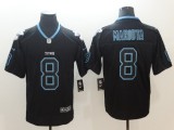 NFL 2018 Tennessee Titans #8 Mariota Lights Out Black Color Rush Limited Jerse