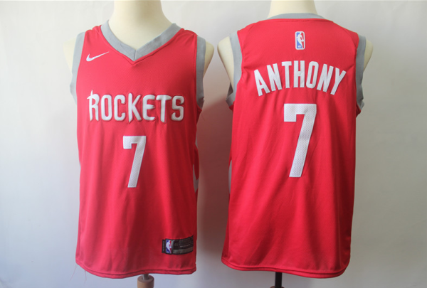 Nike NBA Houston Rockets #7 Anthony Red Jersey