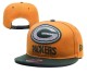 Green Bay Packers Orange Snapbacks
