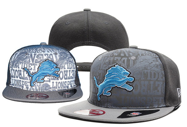 Detroit Lions Grey NFL Snapback