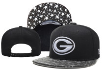 Green Bay Packers Black Snapbacks