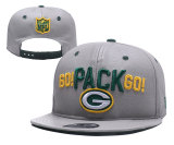 Green Bay Packers Grey Snapbacks