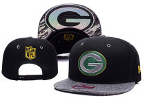 Green Bay Packers Black Snapbacks