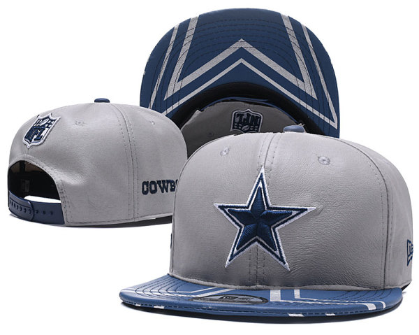 Dallas Cowboys Grey Snapbacks