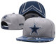 Dallas Cowboys Grey Snapbacks