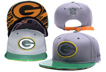Green Bay Packers Grey Snapbacks