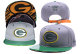 Green Bay Packers Grey Snapbacks