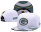 Green Bay Packers White Snapbacks