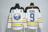 Men's Buffalo Sabres #9 Jack Eichel White NHL Adidas Jersey